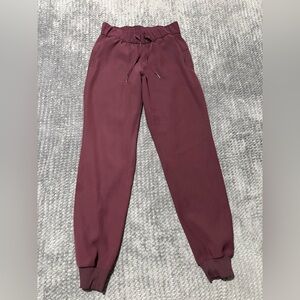 lululemon athletica Burgundy Track Pants
